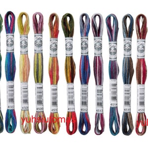 DMC Full Set Coloris Embroidery Floss, 24 Colors