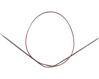 ChiaoGoo Knit Red Circular Knitting Needles 9", #6009