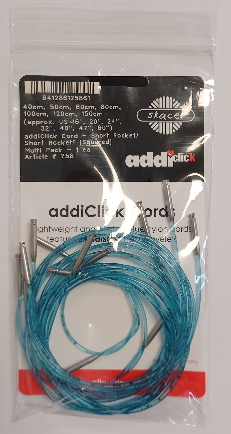 Skacel by Addi Addiclick Cords Short Rocket / Rocket2 [squared] Multi ...