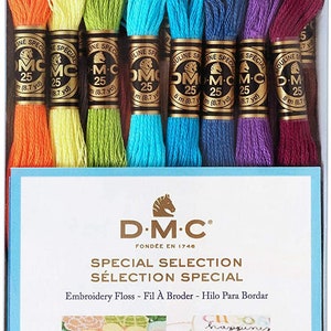 8x Teal DMC Flosses, Dmc Threads, DMC Kit, Dmc Set of Colors, Dmc Cotton  Floss, Dmc Embroidery Floss, Teal Threads, Cross Stitch Floss 