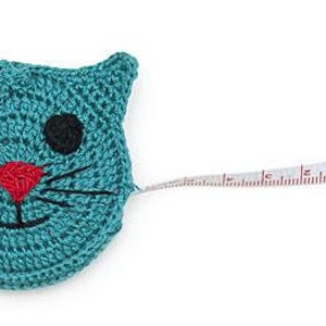 Paradise Exotic Crocheted Tape Measure 60" - Sheep, Elephant, Penguin, Sunflower, Turtle, Cat, Fish, Fox, Frog, Pig, Monkey, image 7