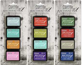 Tim Holtz Distress Archival Mini Ink Kit #4, #5, #6