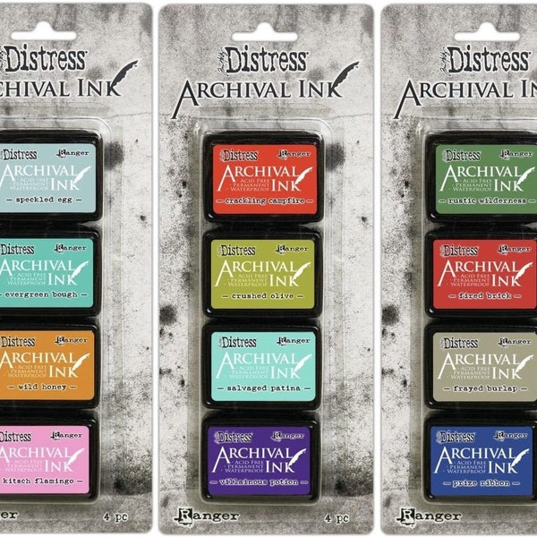 Tim Holtz Distress Archival Mini Ink Kit #4, #5, #6