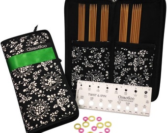 ChiaoGoo Double Point Bamboo 6" Knitting Needles Set #3600