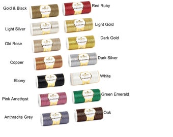 DMC Diamant embroidery Metallic Thread - 14 Colors