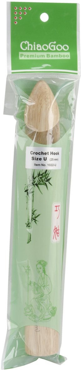 Size Q/15.75mm - Bamboo Crochet Hook - ChiaoGoo
