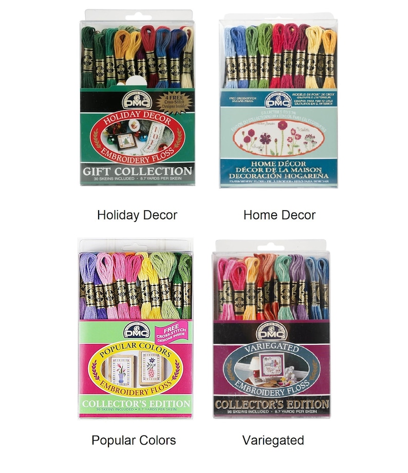 DMC Embroidery Floss Pack Home Decor Variegated Popular Etsy UK