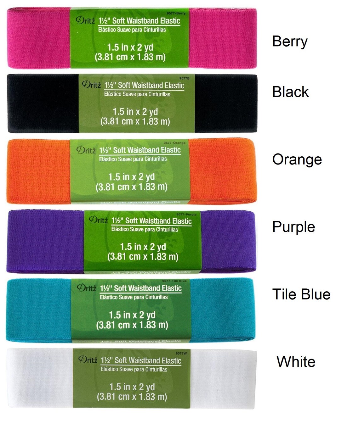 Inch Elastic Dritz Heavy Stretch Waistband Elastic Wide X