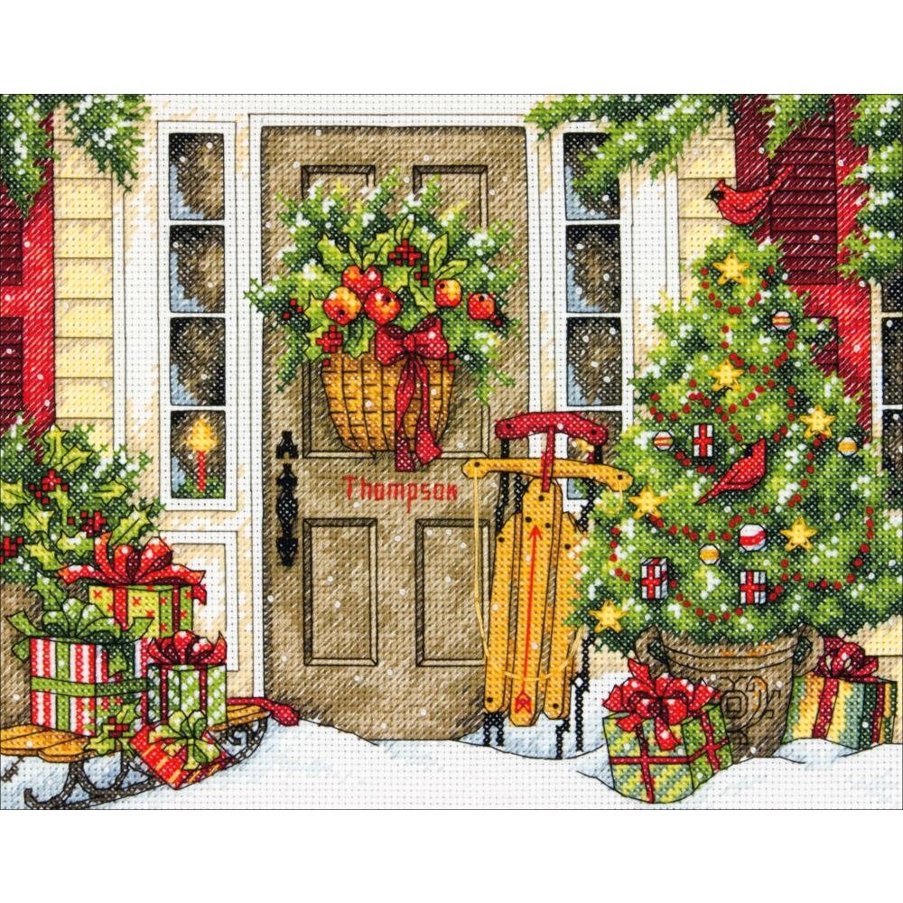 Dimensions Counted Cross Stitch Kit 5"x7"-grandkids (14 Count