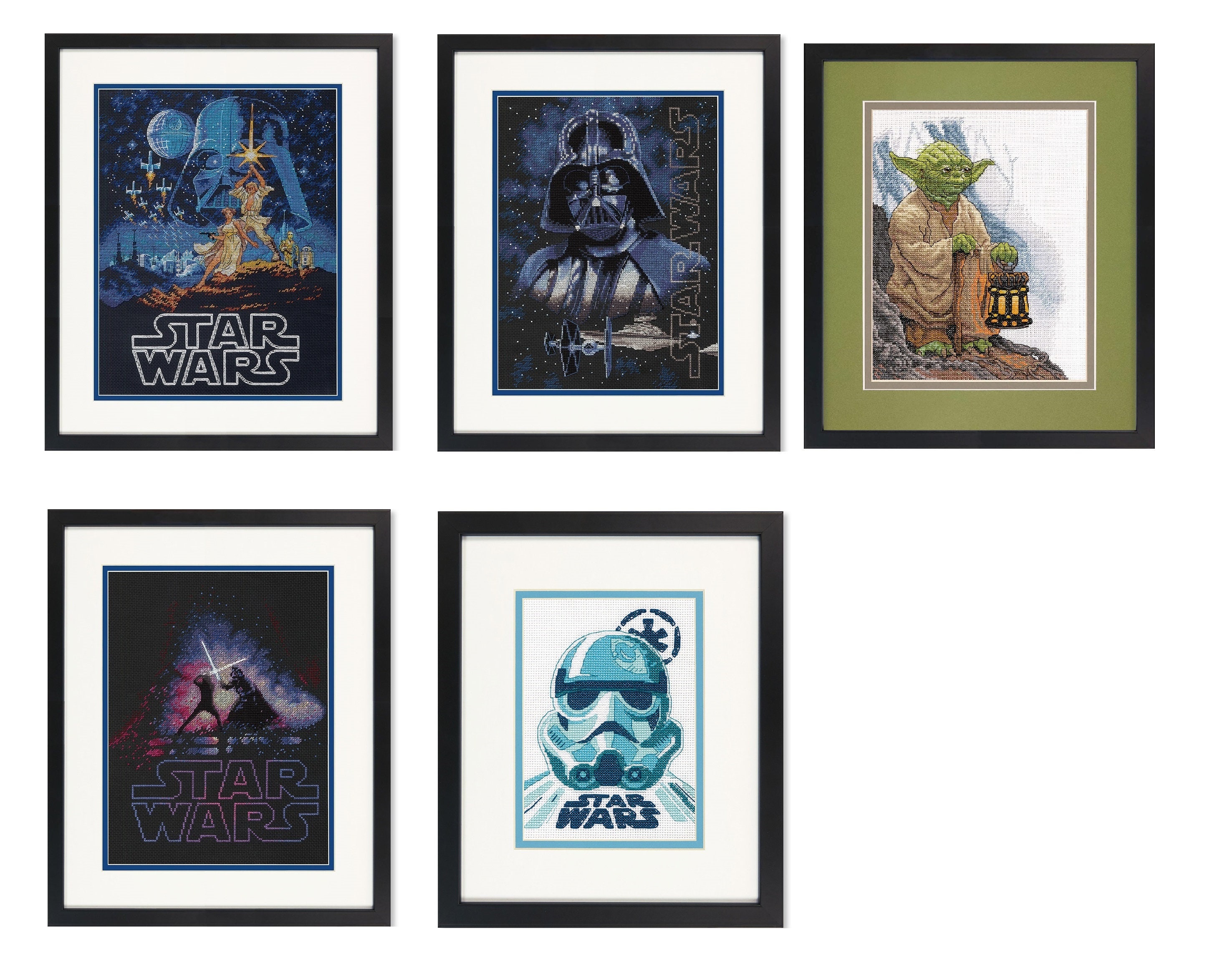 Dimensions Cross Stitch Kit- Star Wars Luke, Princess Leia, Darth