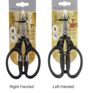 Tim Holtz Non-Stick Titanium Micro Serrated Scissors 7&quot;