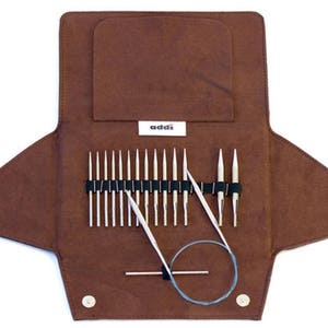 Addi Click Lace Short Tip Interchangeable Circular Knitting Needle Set