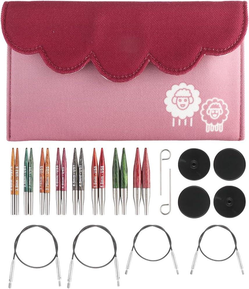 KnitPro Dreamz Mini Interchangeable Needle Set 5cm (2")