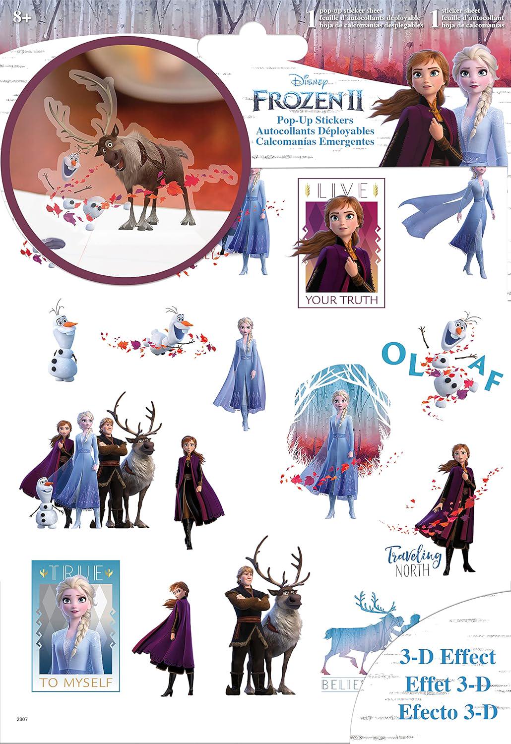 Trends International Disney Frozen II Pop-up Stickers - Etsy