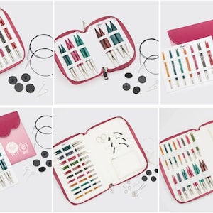 KnitPro Dreamz Normal Interchangeable Circular Needle Sets 13cm (5”) - Starter, Chunky, Midi, Deluxe, Regal, Grande