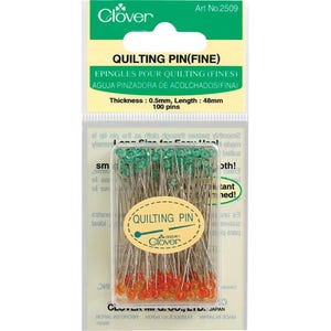Clover Quilting Pins, Fine, 100/Pk #2509