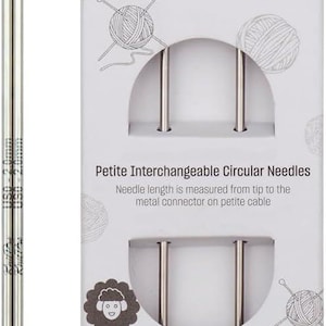 KnitPro Stelo Petite austauschbare Rundstricknadeln 13 cm Größe 0-2