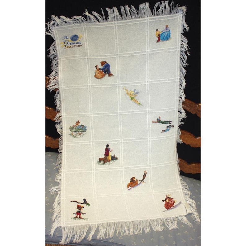 Thomas Kinkade Disney Dreams Collection Afghan Counted Cross Stitch Kit #52682
