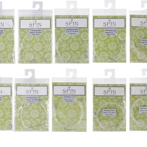 ChiaoGoo Small or Large Spin Bamboo Nylon Interchangeable Cables