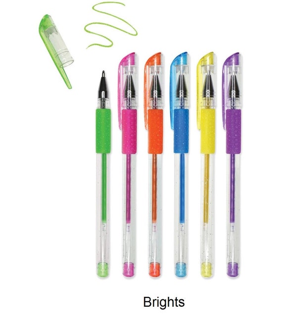 Buy Living in Color Color flow Glitter Gel Pen Set Brights