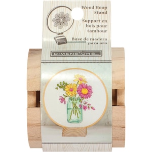 Dimensions Wood Hoop Stand
