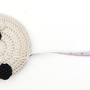 Paradise Exotic Crocheted Tape Measure 60" - Sheep, Elephant, Penguin, Sunflower, Turtle, Cat, Fish, Fox, Frog, Pig, Monkey, image 2