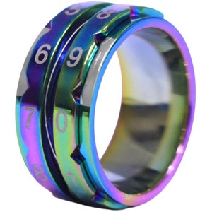 Knitter's Pride/ KnitPro Rainbow Row Counter Ring, Size# 7, 8, 9, 10, 11, 12