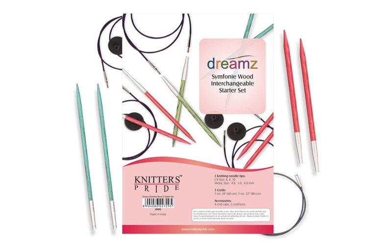 Knitter/'s Pride Dreamz Symfonie Interchangeable Starter Needle Set 3 Pairs #200602