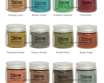 Tim Holtz Distress-reliëfglazuur - 12 kleuren