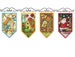 Dimensions Cross Stitch Mini Banner Kit - Spring, Summer, Fall, Winter >Each Sold Separately< 