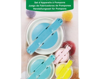 Clover Pom-Pom Maker Set 4/Pkg