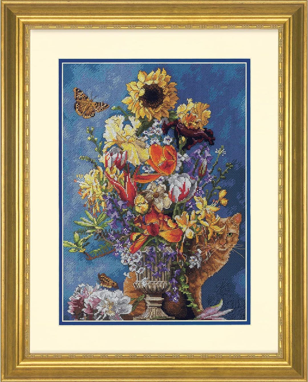 Dimensions Counted Cross Stitch Kit - Garden in Gold - Etsy
