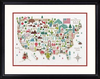 Dimensions Counted Cross Stitch Kit - Illustrated USA