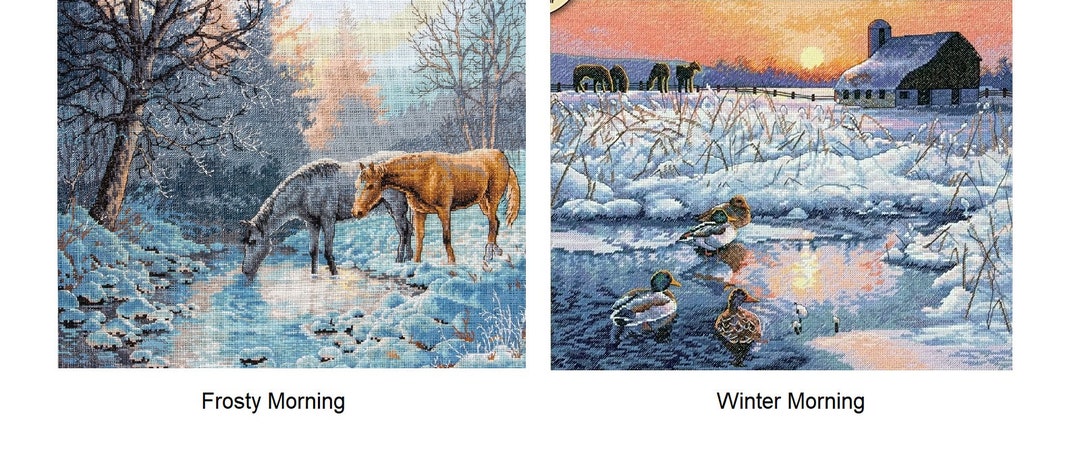 Dimensions Gold Collection Counted Cross Stitch Kit- Frosty