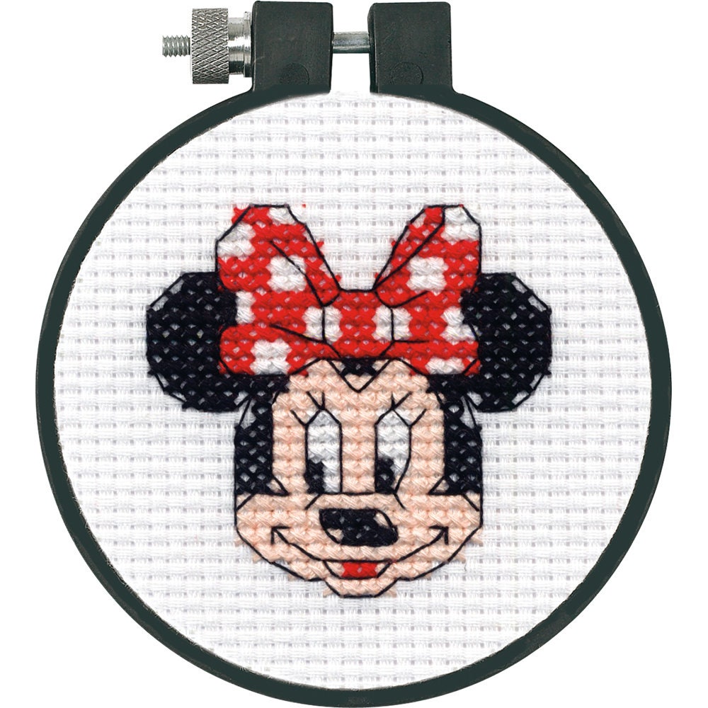 Mickey and Minnie Cross Stitch Kit Photo Shoot Just Cross Stitch Disney