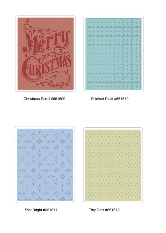 Arrows /& Boardwalk Set 659489 Sizzix Textured Embossing Folders 2PK