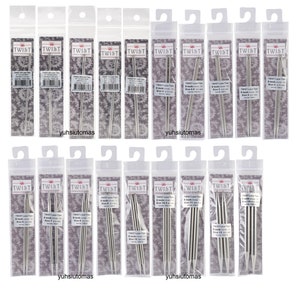 ChiaoGoo Twist Red Lace Interchangeable Tips 5&quot; Size 0, 00, 000, 1-15