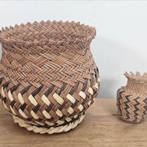 Vintage Choctaw Indian Basket - Etsy
