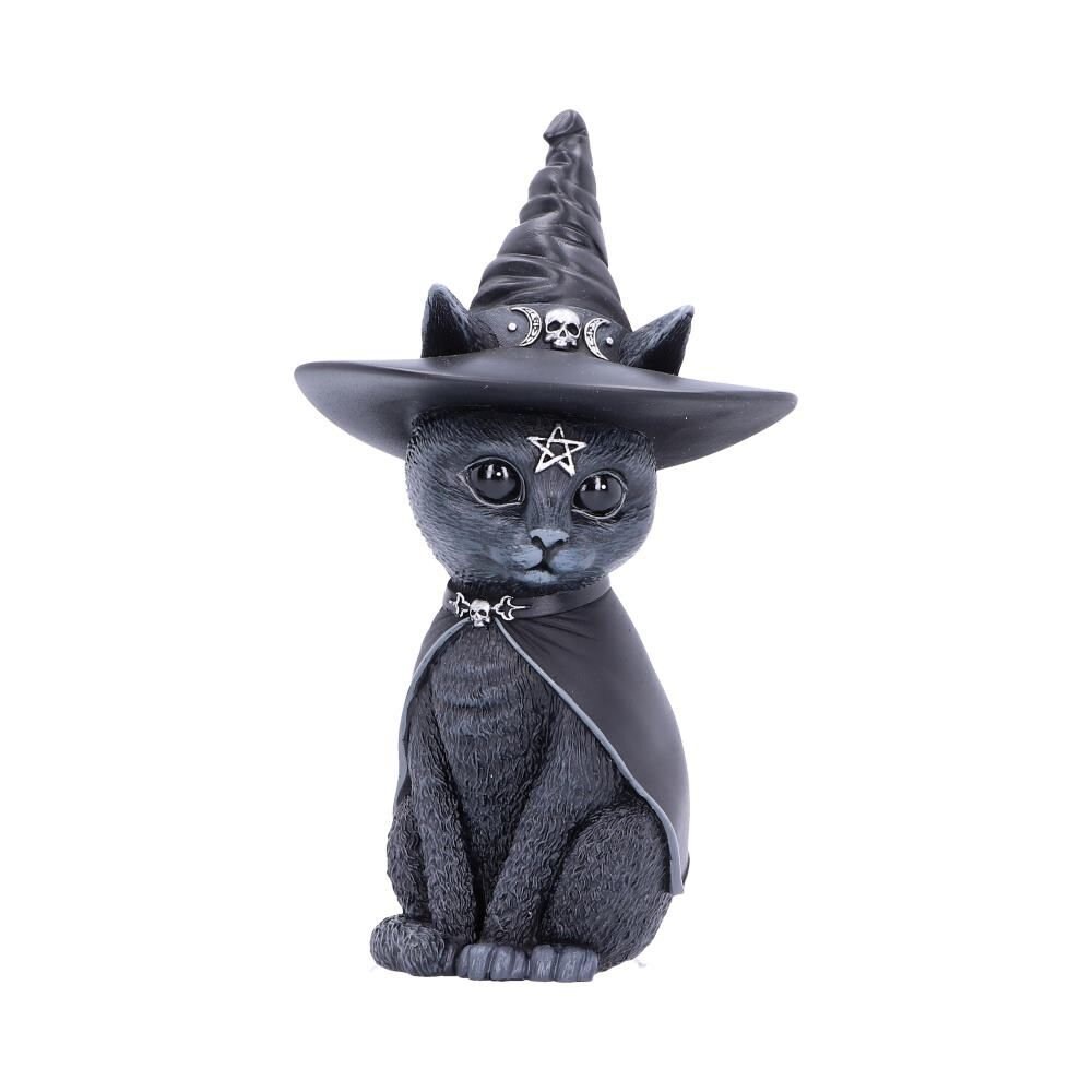 Escultura de gato Halloween Misterioso Magic Hat Sombrero Resina Colgante Casa Adorno de pared Escultura de gato Halloween Misterioso Magic Hat Sombrero Resina Colgante Casa Adorno de pared