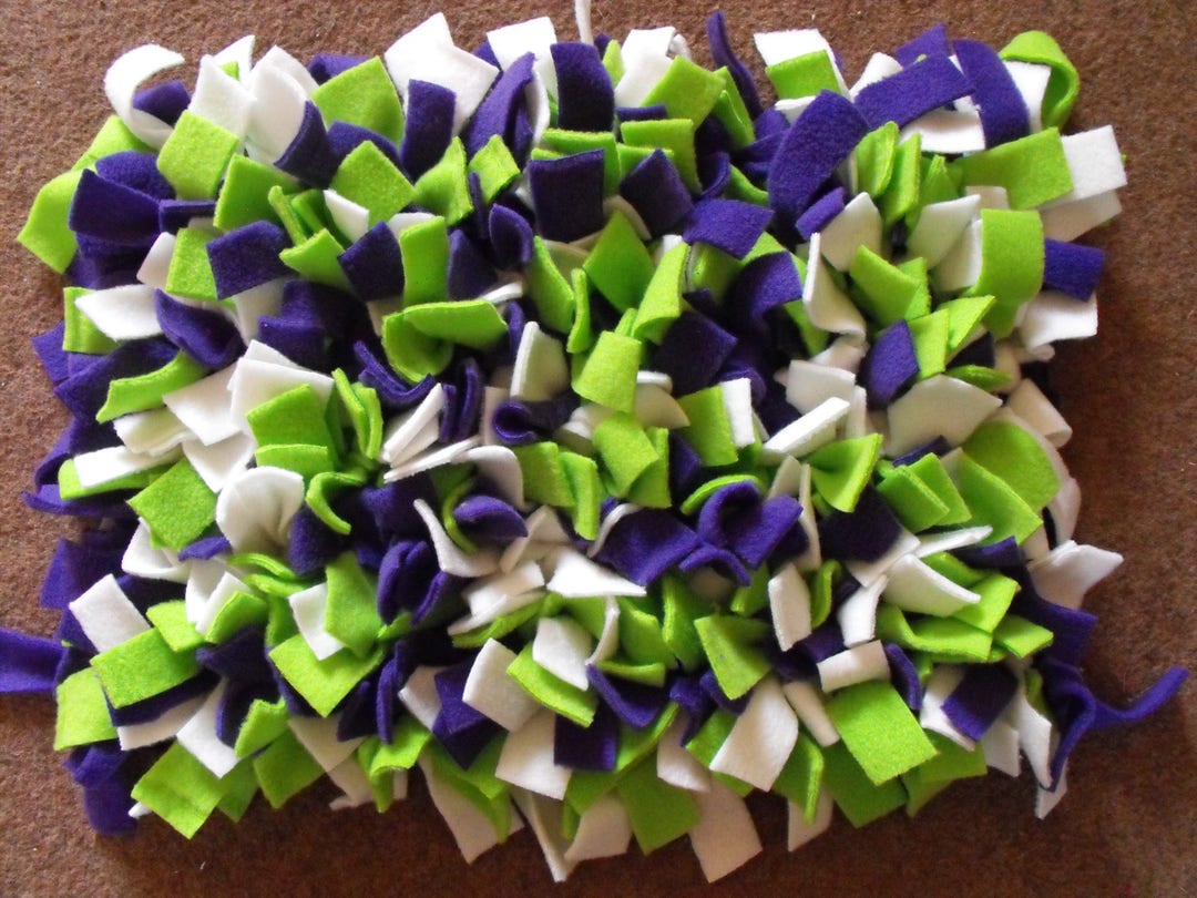 Handmade Snuffle Rug for Pets Treat and Seek Playmat for Etsy