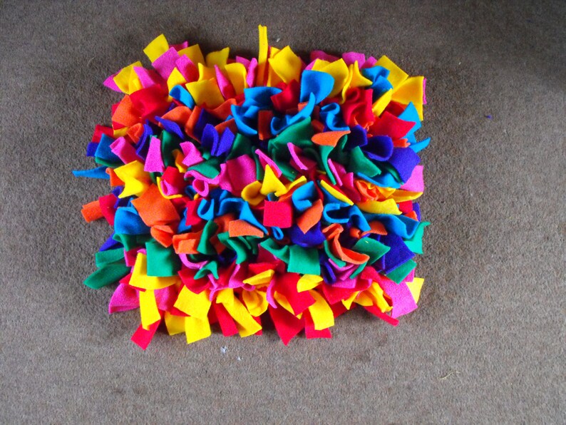 Snuffle Rug for Dogs Cats puzzle food treat maze mental | Etsy