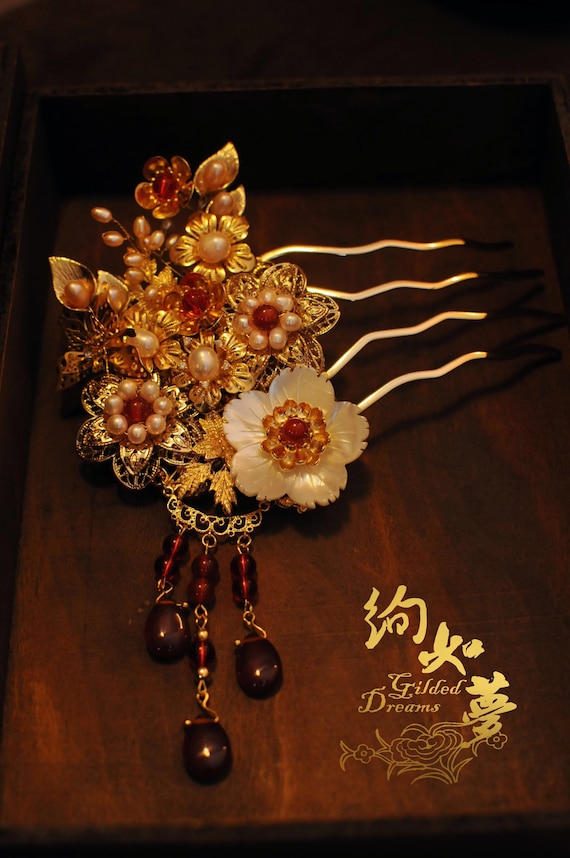 Chinese Wedding Hair Accessories Customisation Etsy