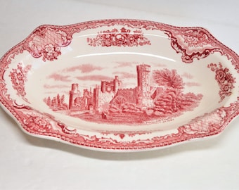Johnson Brothers Old Britain Castles Pink Crown Made In England Rim Cereal Bowl Johnson Brothers Old Britain Castles Pink Crown Made In England Rim Cereal Bowl