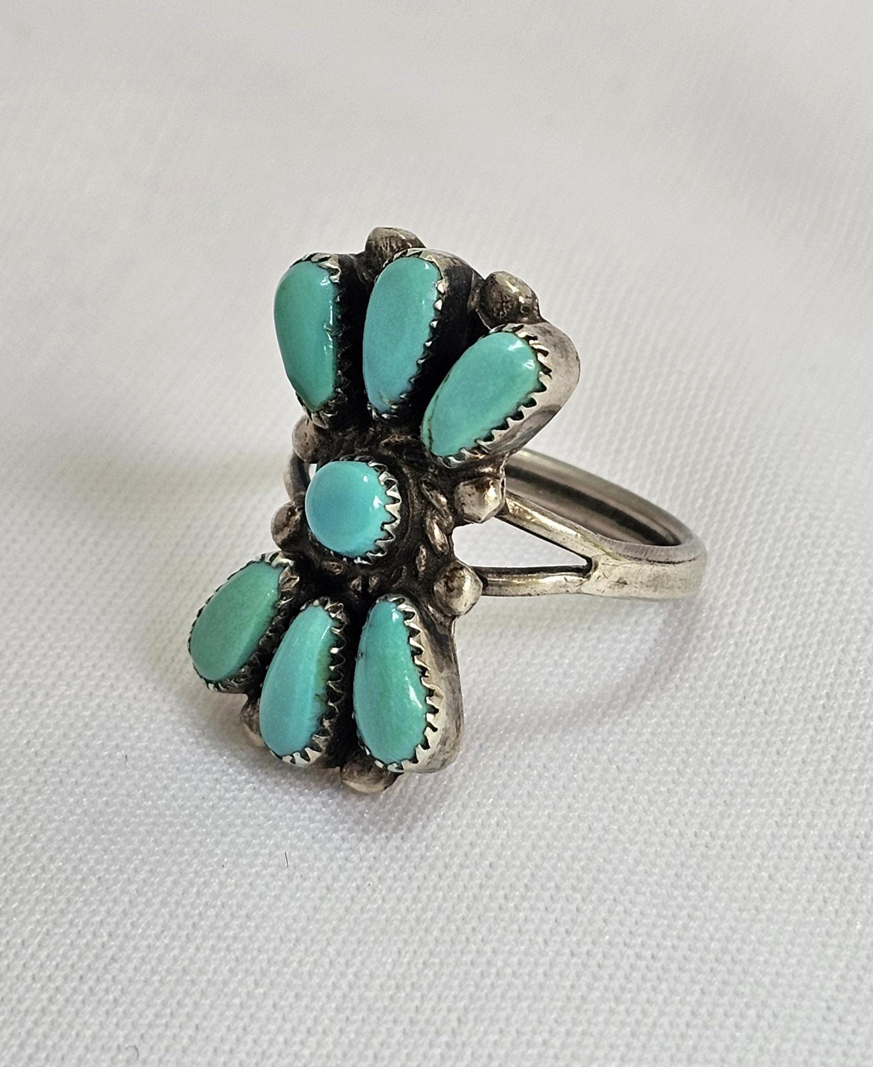 Vintage Zuni Ring - Etsy