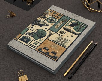 Vintage Cargo Plane Art Deco Journal: Nostalgic Aviation, Perfect for Enthusiasts, Pilots, Loadmasters, Dreamers, Sketches, Notes, Aviation