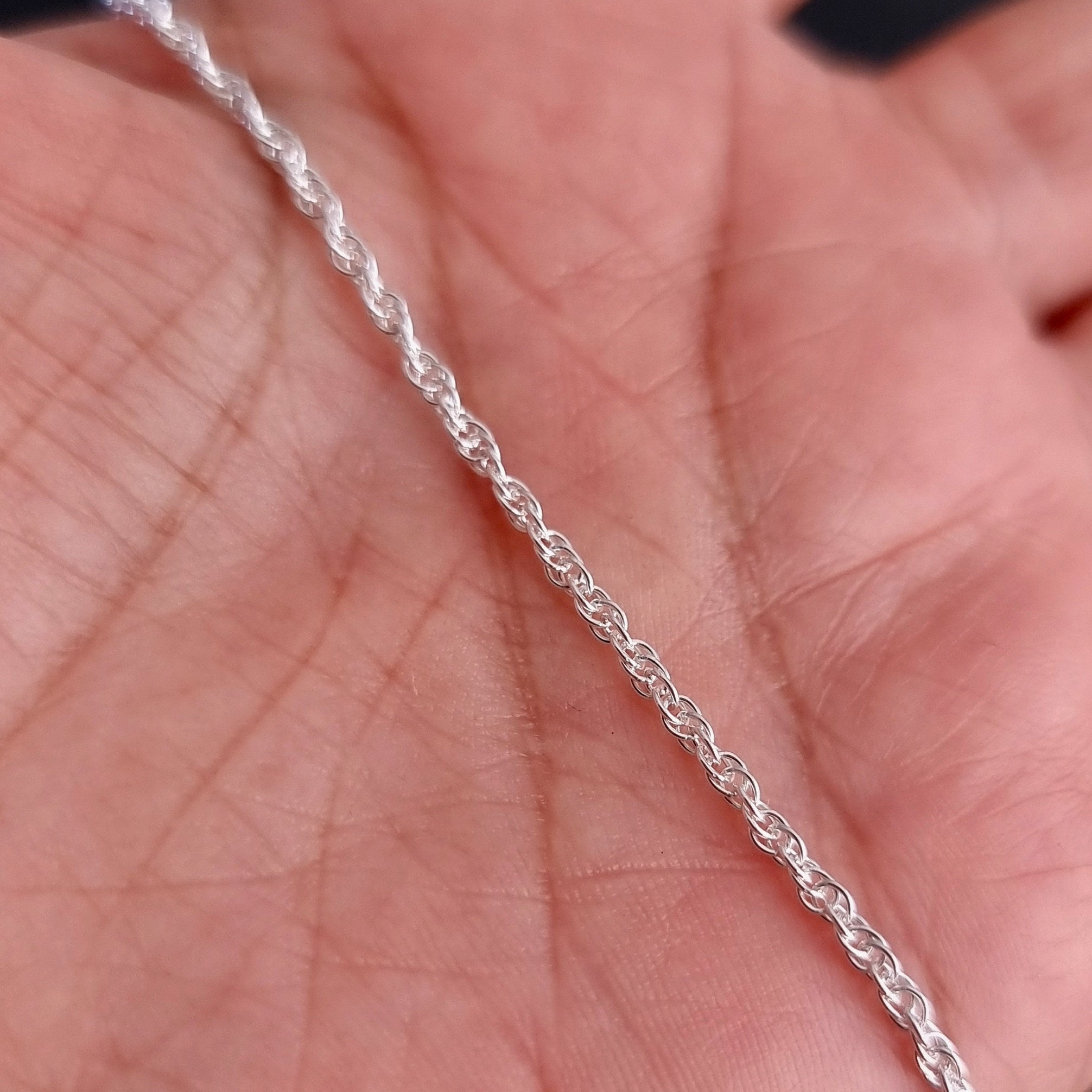 Silver Prince of Wales (rope) Chain 1.85mm, 925 Sterling Silver Prince of Wales (rope) Chain 1.85mm, 925 Sterling