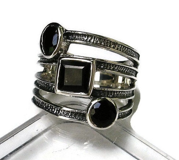 Black Onyx Ring Silver Ring Women Black Gemstone Jewelry Etsy Black Onyx Ring Silver Ring Women Black Gemstone Jewelry Etsy