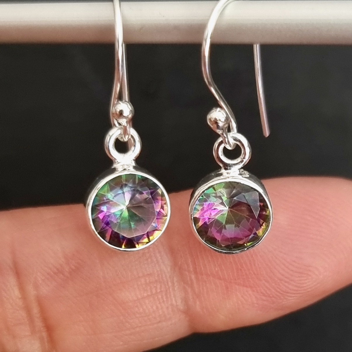 Orecchini Les Lulu In Oro Con Perla Freshwater Viola E Ciondolo Stella MIMI Mila - Foto 11