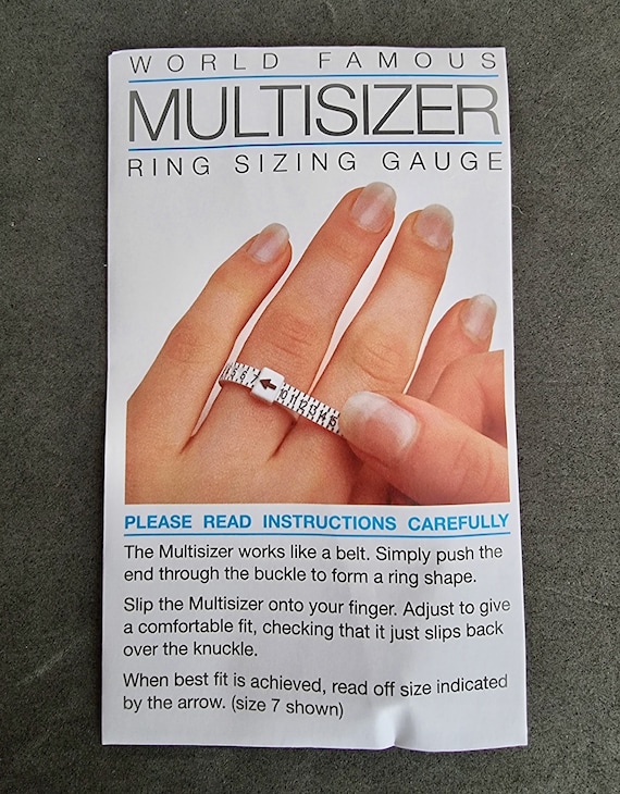 Multi-size Ring Sizing Gauge