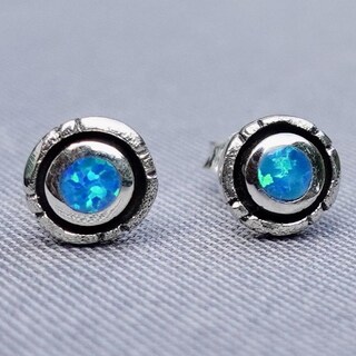 Orecchini A Perno In Argento 925 - A Forma Di Bottone, Eleganti E Semplici, Diametro 7 Mm, In Confezione Regalo